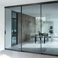 sliding door / Aluminium / glass - ABSOLUTE : 001