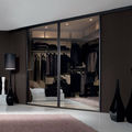 sliding door / Aluminium / glass / for walk-in wardrobes - OPERA : 016