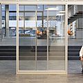 sliding door / for commercial buildings / automatic - SLIMDRIVE SL NT/ SL NT-FR