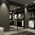 sliding door / glass / Aluminium / for walk-in wardrobes - EXTRALIGHT