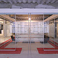 sliding door / glass / translucent / double - METÀFORA