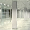 sliding door / glass / transparent - METÀFORA