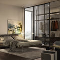 sliding door / glass / for walk-in wardrobes / closet - SOVRANA FILOMURO + BISYSTEM