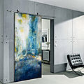 sliding door / wood / solid - ARMONI