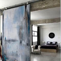 sliding door / wood / solid - SCOPELLO