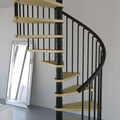 spiral staircase / wooden steps / metal frame - GAMIA WOOD