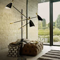 stands lamp / traditional / brass / swingarm - DUKE