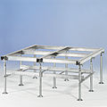 steel raised access floor structure - K 1060 PB