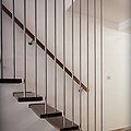 straight staircase / hanging / wood - CLARENDON