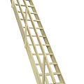 straight staircase / lateral stringer / for small spaces - MSU