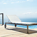 sun lounger contemporary / trolley - NATAL INOX by Wim Segers