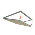 wall access hatch / for false-ceilings - B-15/ A-30