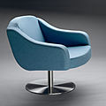 swivel armchair / original design - BOB chair