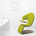 tablet armchair / for public buildings - ALEAF by Michele Franzina & and Venezia Homedesign Team