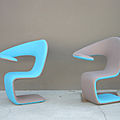 tablet armchair / for public buildings - ALEAF ARMCHAIR by Michele Franzina & VHD design Team