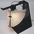 tabletop lamp / Art Deco classic style / by Pierre Chareau / alabaster - POTENCE
