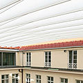 Tenara® textile membrane / membrane for retractable tensile structure - HVB BANK by Guido Canali & Gilberto Botti