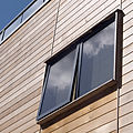 swinging window / wood / Aluminium / triple-glazed - DIAMANT 89