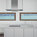 tilting window / Aluminium / wood / double-glazed - SW 50