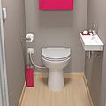 toilet with macerators - SANICOMPACT 43 SILENCE ECO+