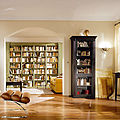 traditional bookcase / glass - CLASSIC