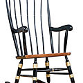 traditional chairs / classic style chimney / rocking - BOSTON