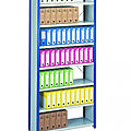 universal shelving / galvanized steel / desktop / archive - PROSPACE+