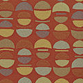 upholstery fabric / polyester - AMARANTH : CERISE