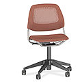 visitor chair / with casters - INSPIRE 5-STAR