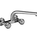 wall double-handle mixer tap / kitchen / 2-hole - ELIPSE: 3832000