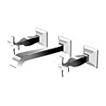 wall double-handle mixer tap / mixer for washbasins / 3-hole - BELLAGIO - ZB1699