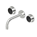 wall double-handle mixer tap / mixer for washbasins / 3-hole - SAVOY - ZSV671.CN