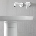 wall single-handle mixer tap / mixer for washbasins / 2-hole - BOWL.05 by Arik Levy