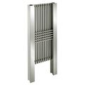 warm water radiator / vertical / stainless steel / contemporary - IMPULSE