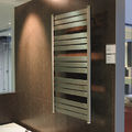 warm water radiator / vertical / stainless steel / contemporary - POLO