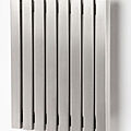 warm water radiator / vertical / stainless steel / contemporary - ARAT E