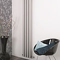 warm water radiator / vertical / stainless steel / contemporary - BAMBOO
