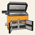 wood-burning boiler / floor standing / burning logs - KERATRONIC