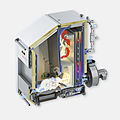 wood-burning boiler / floor standing / burning logs - PYROMAT DYN