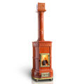 wood-burning boiler stove / traditional / interior - GRAND'OVALE MISURA 1