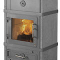 wood-burning stove / traditional / steel - 2080