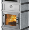 wood-burning stove / traditional / steel - 2080/2280