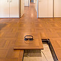 wood finish raised access floor - PARQUET