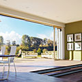 wood patio door / Aluminium / sliding - MAXIGLASS