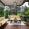 wood patio door / folding - TUTTOVETRO
