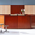 wood reception desk - ETHOSPACE SYSTEM by Jack kelley