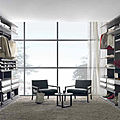 wood walk-in wardrobe - Millimetrica