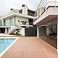 in wooden decking board - POOL, PRIVATE RESIDENCE