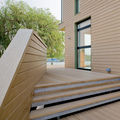 in wooden decking board - HAVEN, HORNING, NORFOLK, UK