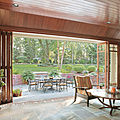 folding patio door / wooden - W-4500